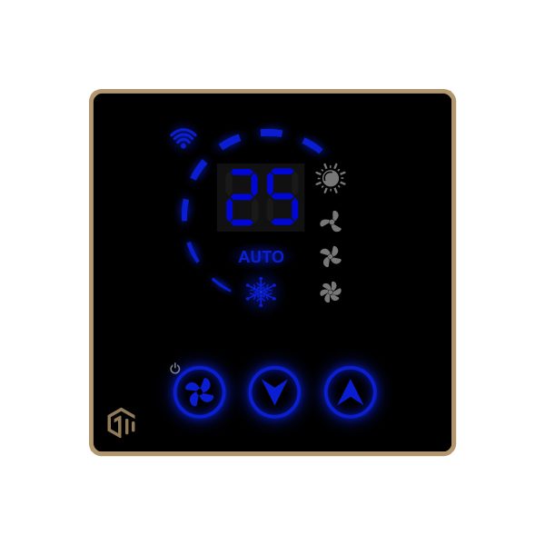 ترموستات لمسی هوشمند گریفین برای کنترل دما و تهویه مطبوع