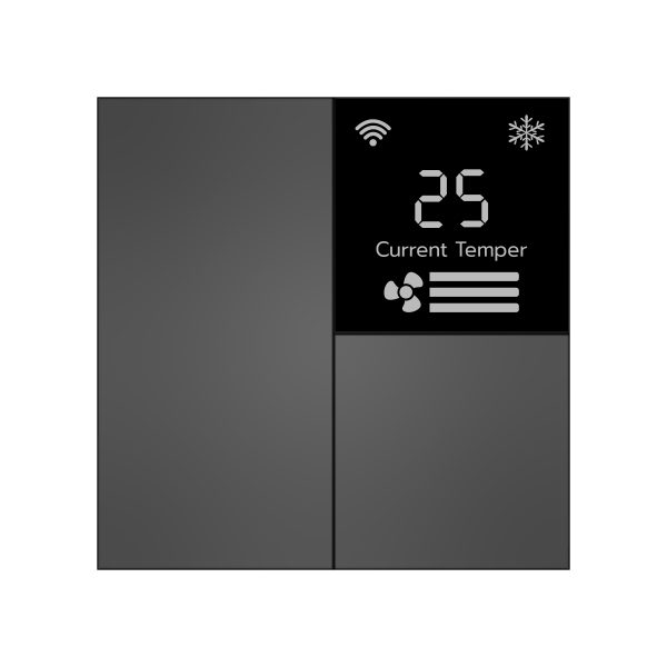 ترموستات لمسی هوشمند گریفین با نمایشگر برای کنترل دما و تهویه مطبوع