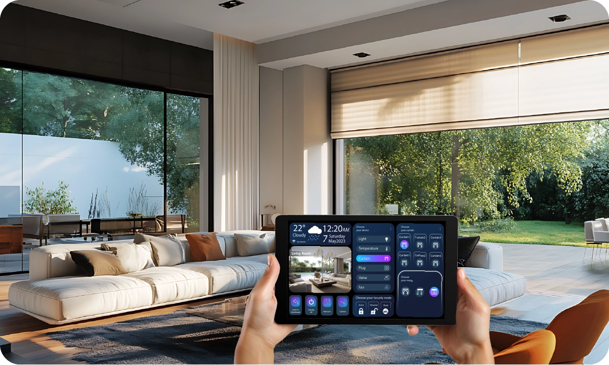 کنترل پرده برقی هوشمند