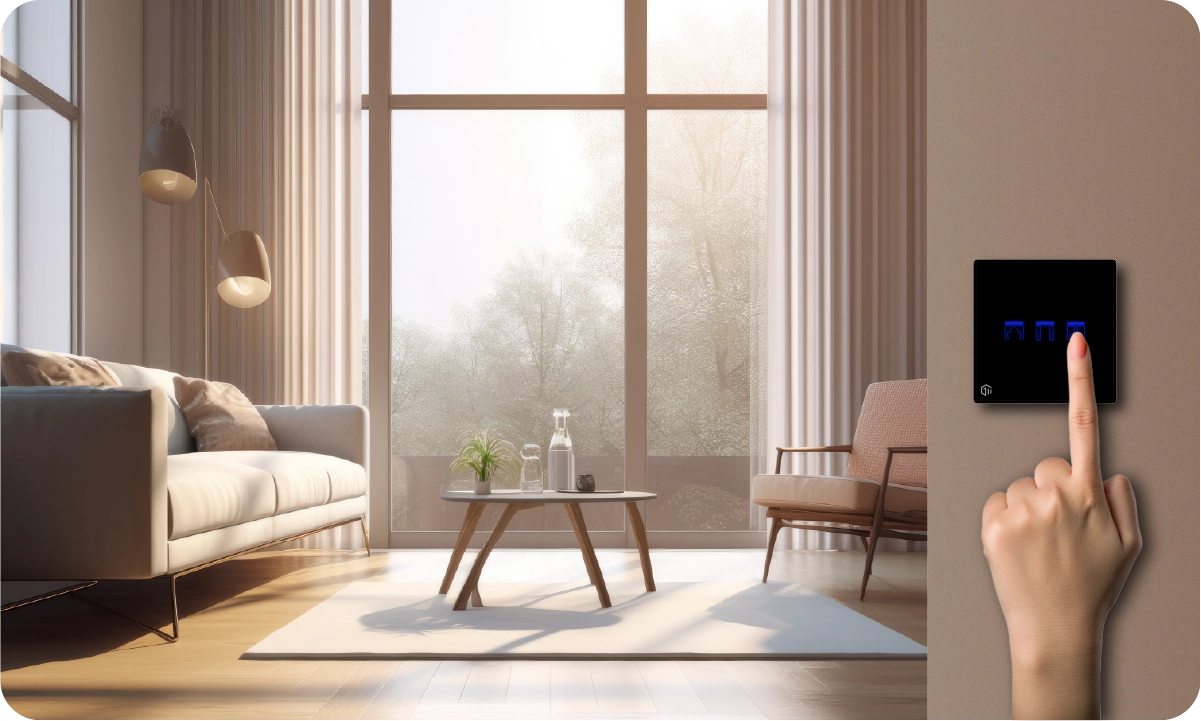 کنترل پرده برقی هوشمند