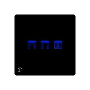 کلیدهوشمند سه پل پرده لمسی ساده گریفین