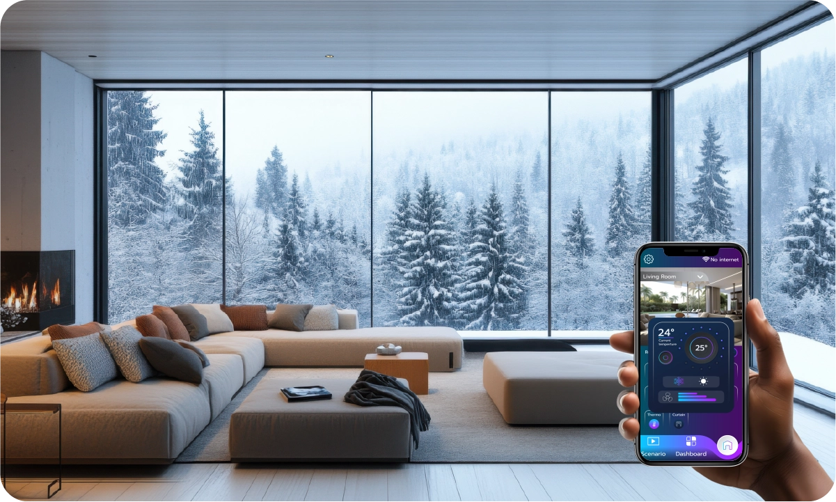 دمای مطلوب با خانه هوشمند گریفین